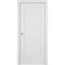 фото Межкомнатной двери эмаль Ofram Классика белая глухая