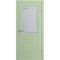 Фото двери Белли фисташковая эмаль RAL 6019 со стеклом