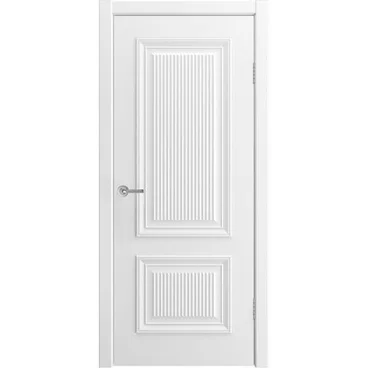 Межкомнатная дверь эмаль Парма 2 В2 белая глухая