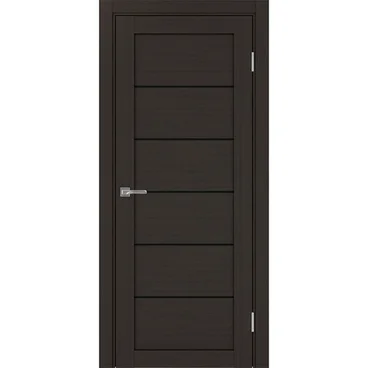 Межкомнатная дверь экошпон Турин 501АПП.1 венге с молдингом