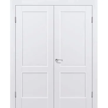 Двустворчатая распашная дверь Кобальт 25 аляска глухая