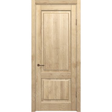 Межкомнатная дверь массив дуба без сучка Дверцов Ливорно глухая