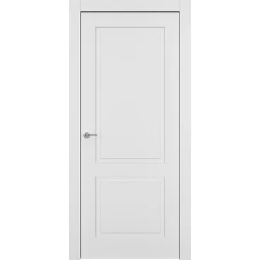 Межкомнатная дверь эмаль Ofram Классика 2 белая глухая