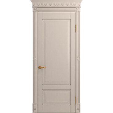 Межкомнатная дверь массив дуба Viporte Классика 1 прованс глухая