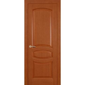 Межкомнатная дверь шпонированная Ситидорс Топаз тёмный анегри глухая