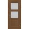 Фото двери Тоскана багет 630.221 цвет орех со стеклом