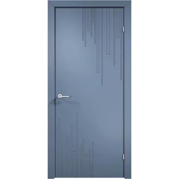 Межкомнатная дверь эмаль Дверцов Тиволи 1 RAL 5014 глухая