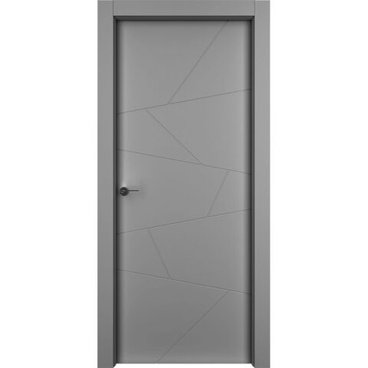 Звукоизоляционная дверь Энигма серая эмаль 42 дб