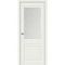 Фото межкомнатной двери экошпон 1212 аляска остеклённая