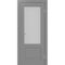 Фото двери Тоскана багет 640.21 цвет серый со стеклом