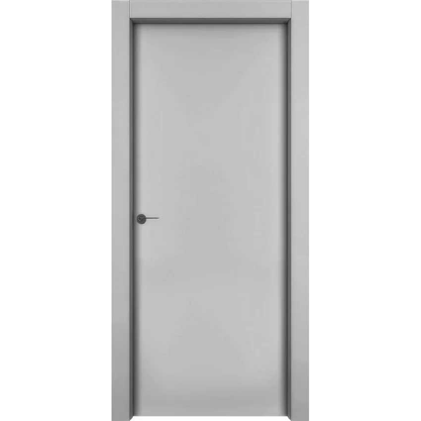 Межкомнатная дверь эмаль 1001 серая глухая