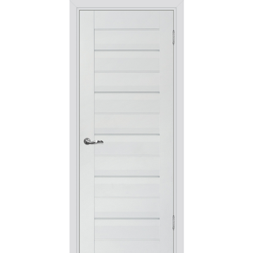 Межкомнатная дверь экошпон Profilo Porte PSC-48 агат стекло Lacobel лунный