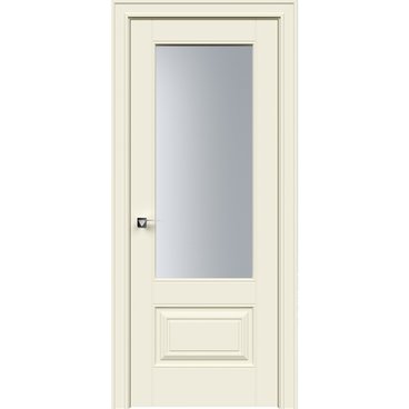 Межкомнатная дверь эмаль Дельта 2 RAL 9001 остеклённая