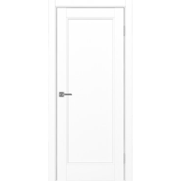 Межкомнатная дверь экошпон Турин Neo 501.1 белый снежный глухая