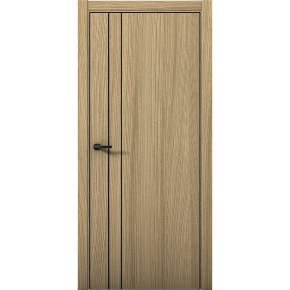 Межкомнатная дверь Плутоний 4 дуб светлый глухая