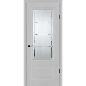 Межкомнатная дверь экошпон Profilo Porte PSC-37 агат остеклённая