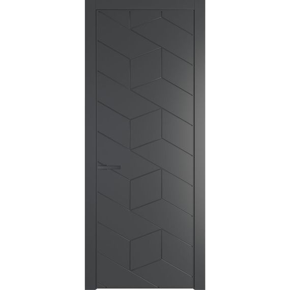 Межкомнатная дверь 9PA графит глухая