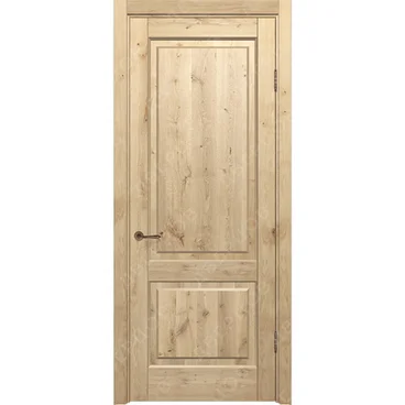 Межкомнатная дверь массив дуба с сучком Дверцов Ливорно глухая
