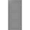 Межкомнатная дверь экошпон Турин 530.111 серый глухая