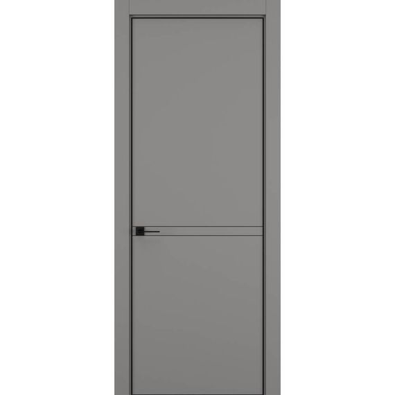 Фото межкомнатной двери керамик MN 3 серый глухая