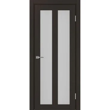 Межкомнатная дверь экошпон Турин 521.22 венге остеклённая