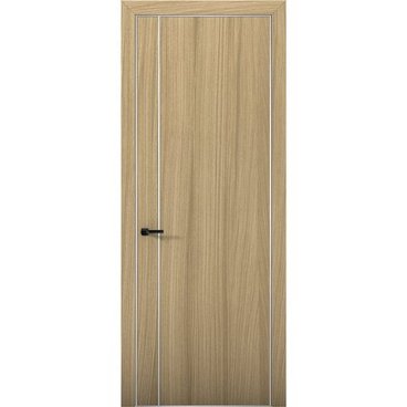 Межкомнатная дверь Плутоний 10 дуб светлый глухая