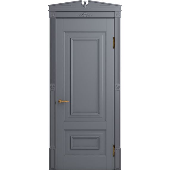 Межкомнатная дверь массив бука Viporte Неаполь тауп глухая