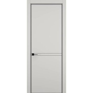 Межкомнатная дверь керамик MN 3 слоновая кость глухая