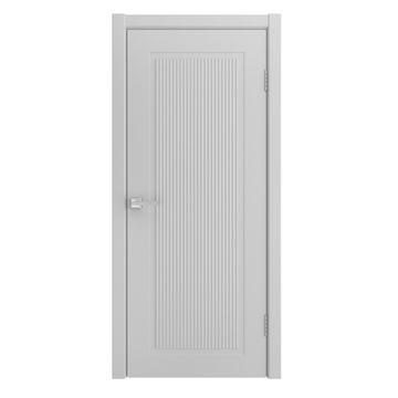 Межкомнатная дверь Флекс светло-серая эмаль RAL 9016 глухая