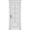 Фото межкомнатной двери массив ольхи ОКА Лондон 1 белая эмаль глухая