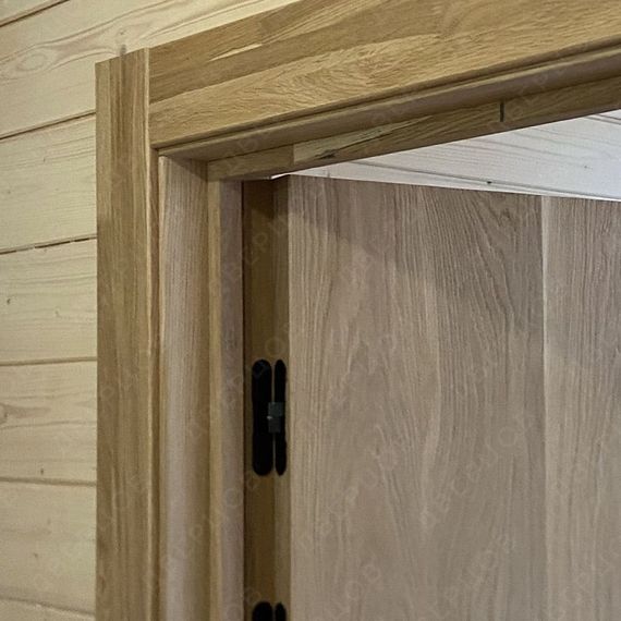 Межкомнатная дверь массив дуба Легно 1 дуб натуральный глухая