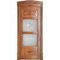 Дверь массив дуба Парма коньяк остеклённая