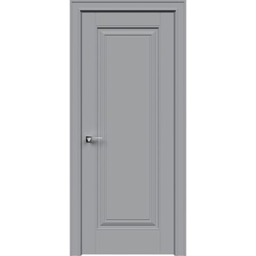 Межкомнатная дверь эмаль Дельта серая глухая