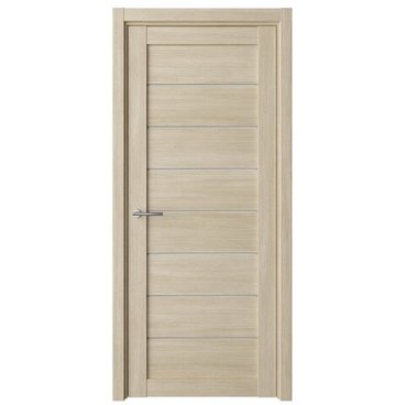 Межкомнатная дверь Сеул эко-шпон лиственница мокко со стеклом