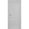 Межкомнатная дверь экошпон Турин 502U.11 серый дуб глухая