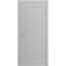 Фото двери Аморе светло-серая эмаль глухая