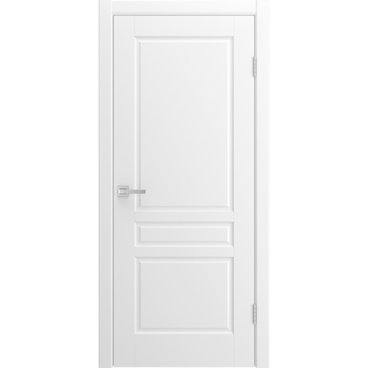 Межкомнатная дверь Бриз белая эмаль RAL 9016 глухая