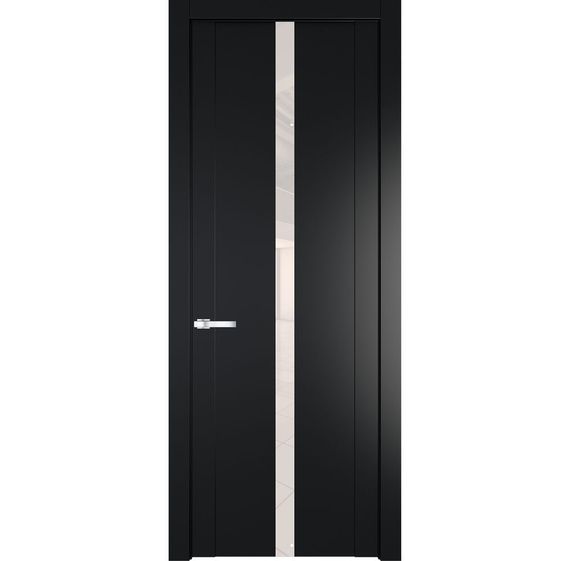 Межкомнатная дверь 1.8P блэк остеклённая