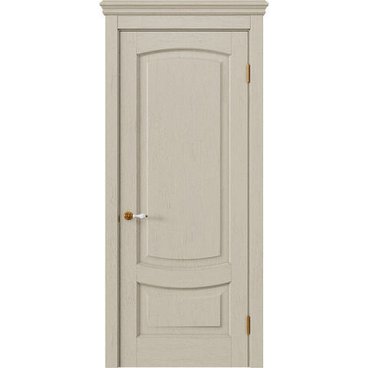 Межкомнатная дверь массив дуба Alvero Алина белёный дуб глухая