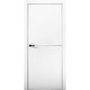 Межкомнатная дверь экошпон Палладий 2N аляска Al кромка глухая