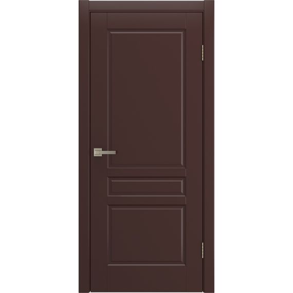 Фото двери Белли коричневая эмаль RAL 8016 глухая