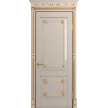 Межкомнатная дверь массив дуба Viporte Флоренция прованс глянец глухая