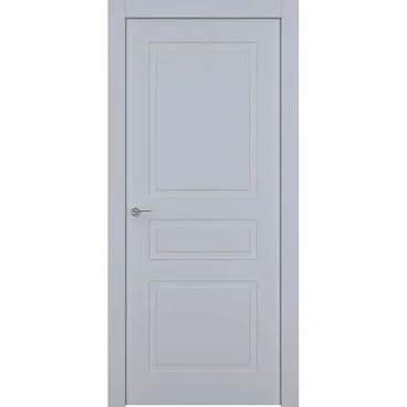 Межкомнатная дверь эмаль Классика 3 RAL 7047 глухая