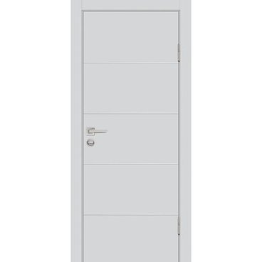 Межкомнатная дверь ПЭТ P-12 агат глухая кромка ABS в цвет полотна