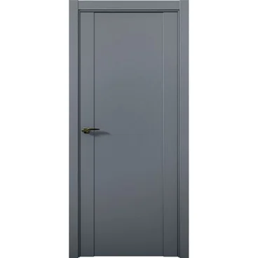Межкомнатная дверь экошпон Кобальт 2 антрацит глухая