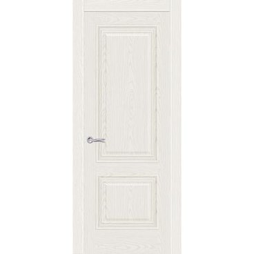 Межкомнатная дверь шпонированная Ситидорс Элеганс 1 белый ясень глухая