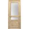 Межкомнатная дверь массив дуба без сучка Дверцов Болонья ПО-2 остеклённая