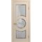Межкомнатная дверь массив бука Viporte Лацио Амбиенте ваниль остекление 3
