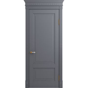 Межкомнатная дверь массив бука Viporte Бьелла тауп глухая