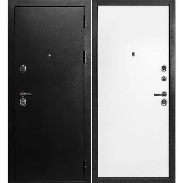 Входная дверь С-1 титан чёрный панель МДФ под покраску